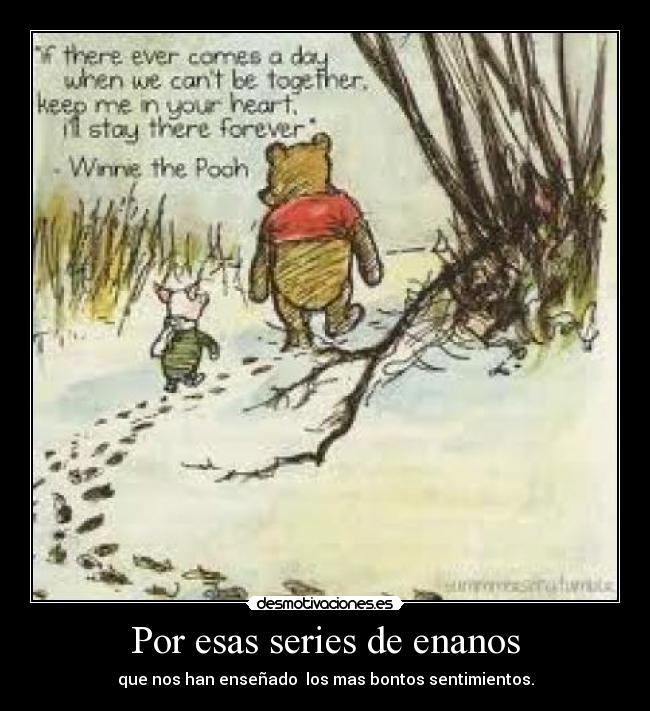 Por esas series de enanos -