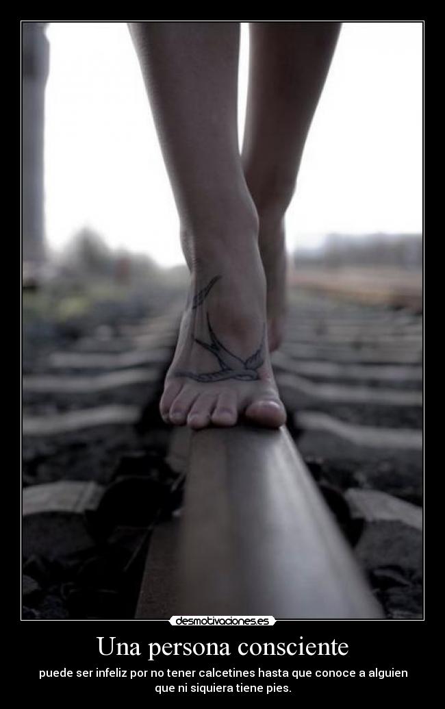 Una persona consciente - 