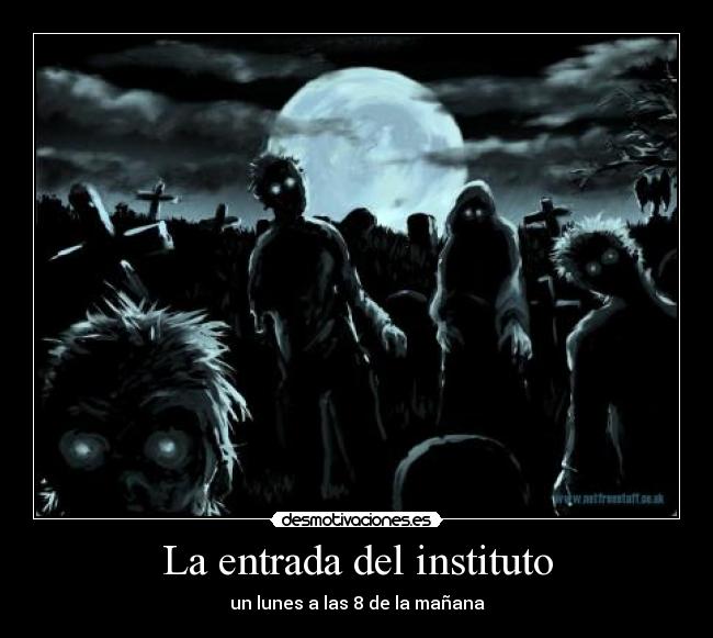 La entrada del instituto - 