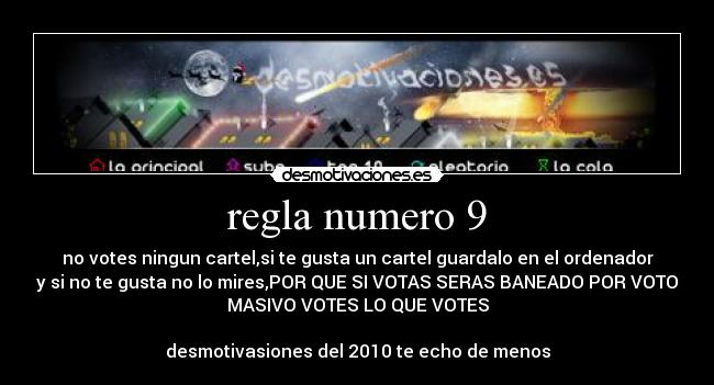 carteles clanhoygan reglas desmotivaciones