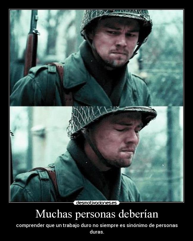 Muchas personas deberían - 