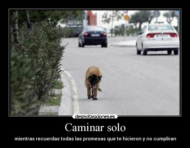 Caminar solo -