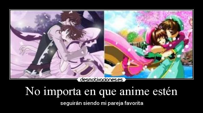 No importa en que anime estén -