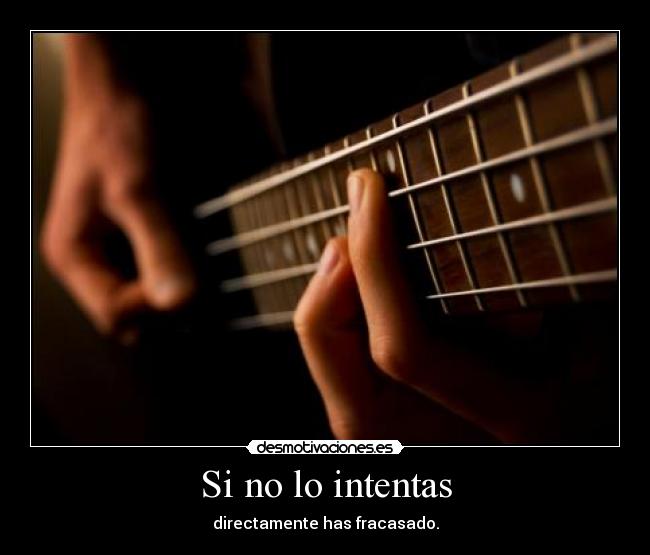 Si no lo intentas - 