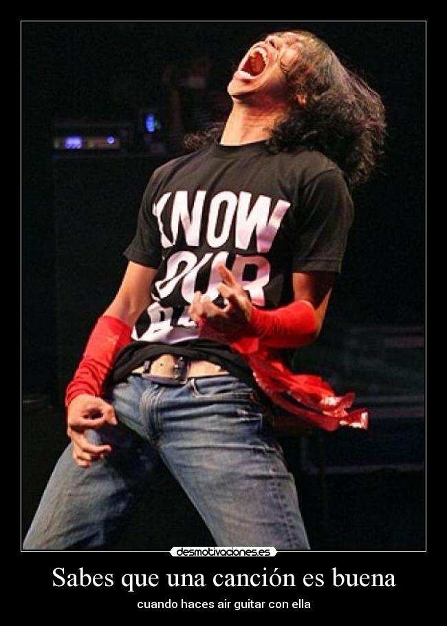 Sabes que una canción es buena - 