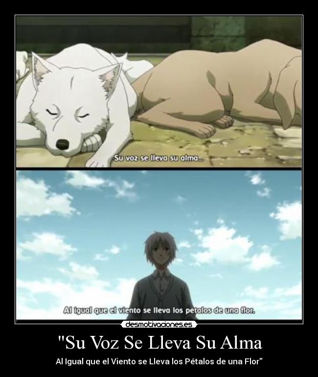 Su Voz Se Lleva Su Alma - Al Igual que el Viento se Lleva los Pétalos de una Flor