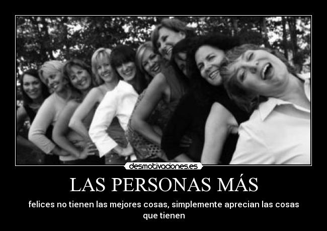 LAS PERSONAS MÁS - 