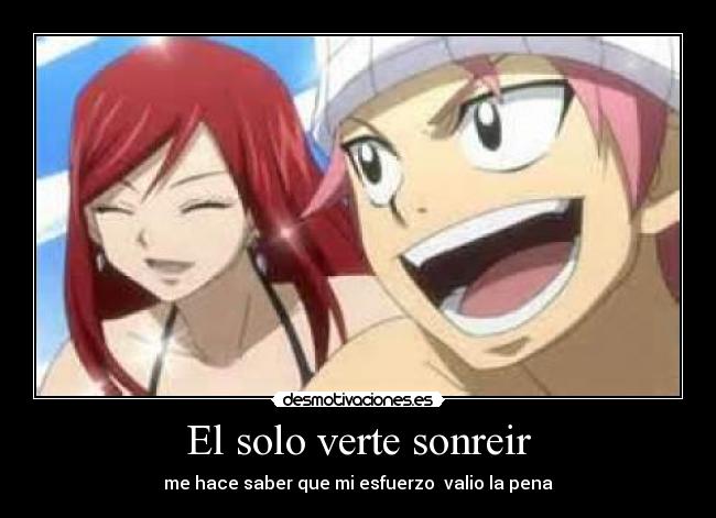El solo verte sonreir -