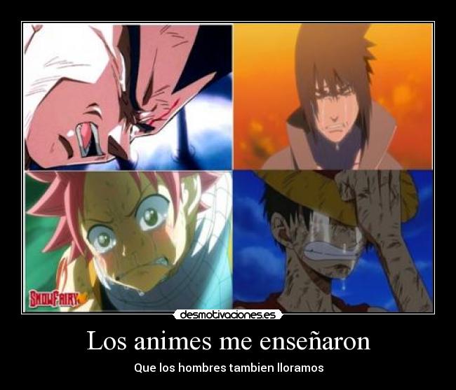 Los animes me enseñaron -