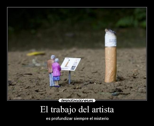 El trabajo del artista - 