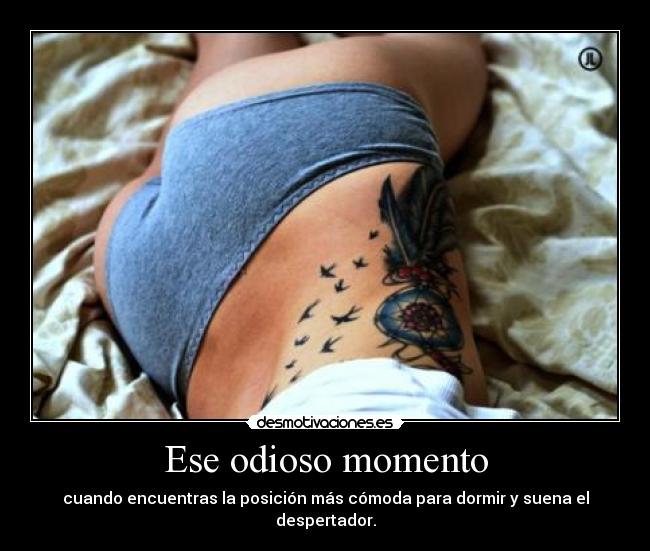 Ese odioso momento - 