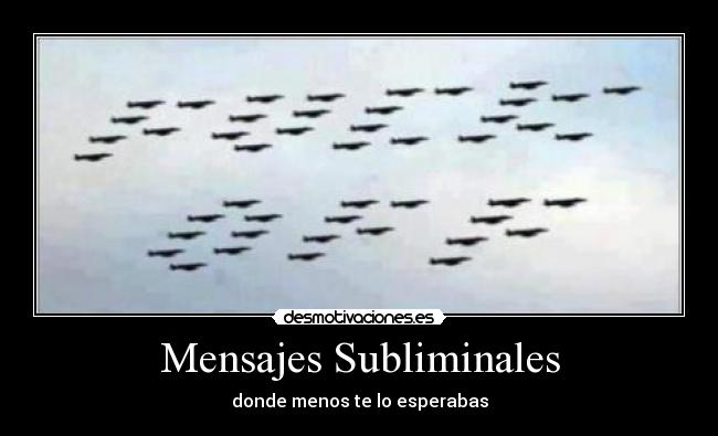 Mensajes Subliminales - donde menos te lo esperabas
