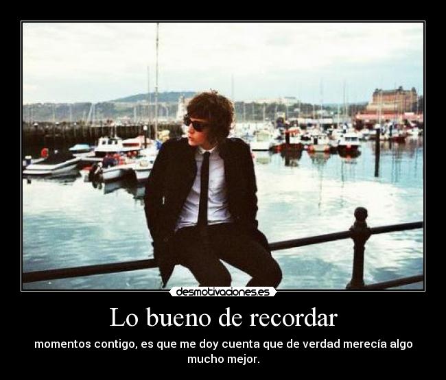 Lo bueno de recordar - 