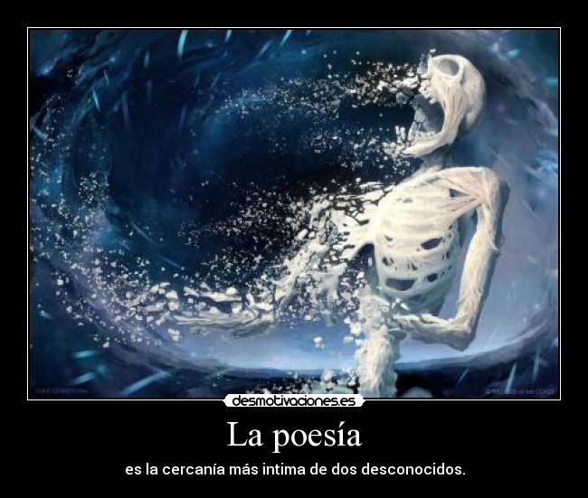 La poesía -