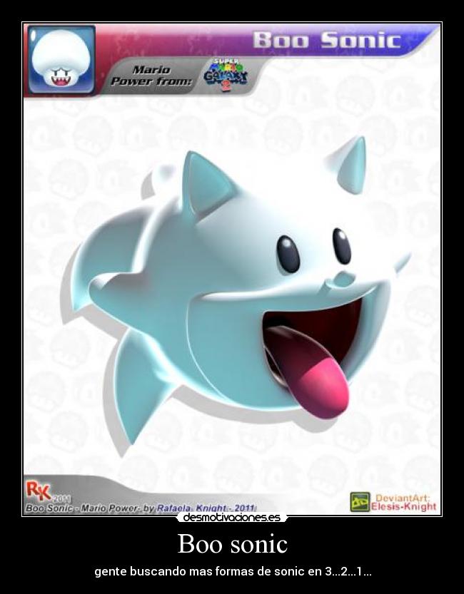 Boo sonic -