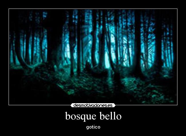 carteles bosque bello desmotivaciones