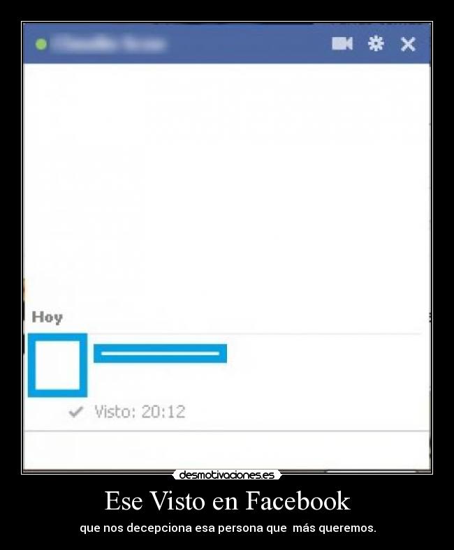 Ese Visto en Facebook -