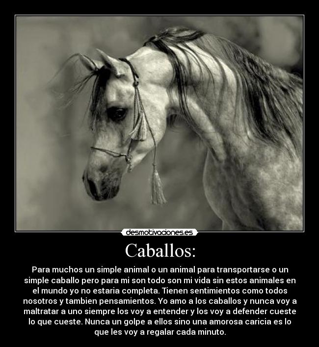 Caballos: -