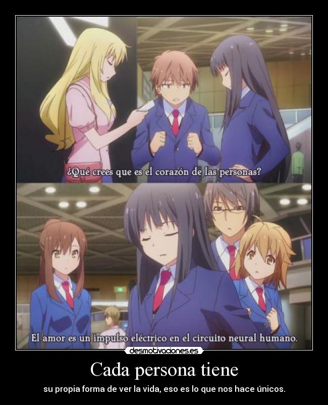 Cada persona tiene - 