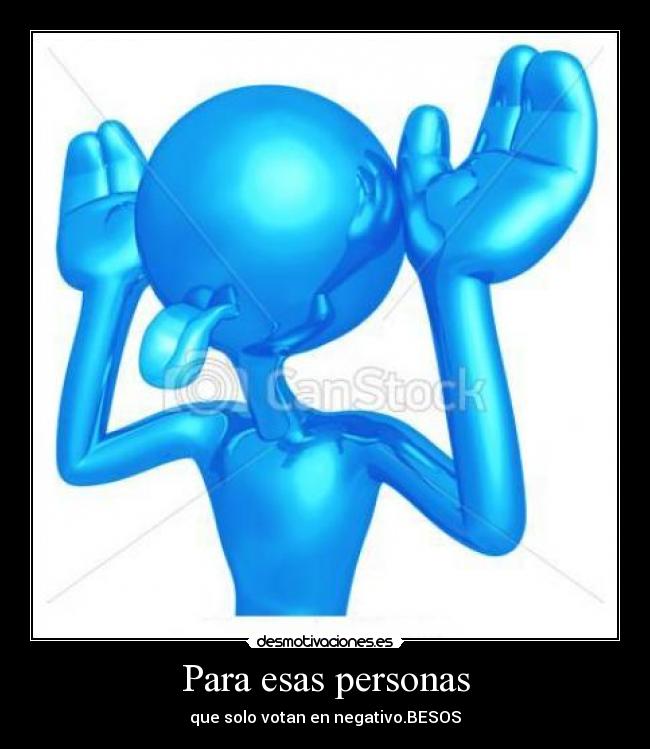 Para esas personas -