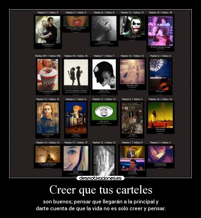 carteles joga desmotivaciones