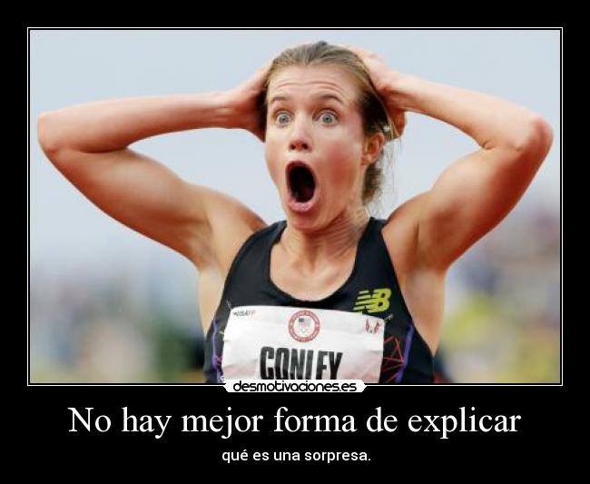 No hay mejor forma de explicar -