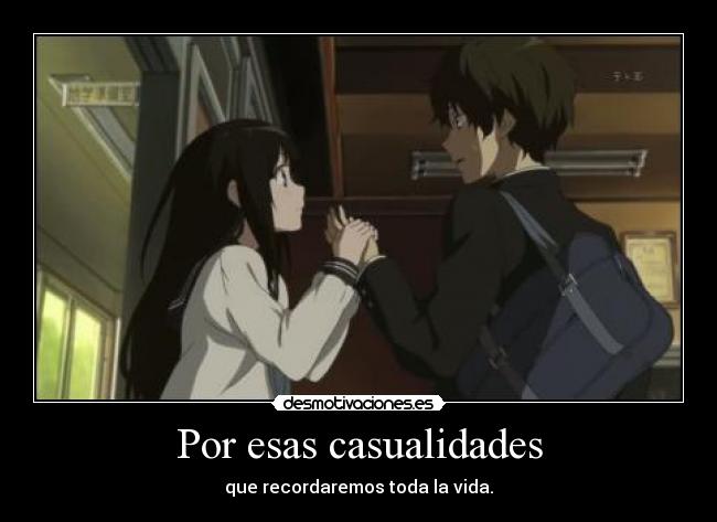 Por esas casualidades -