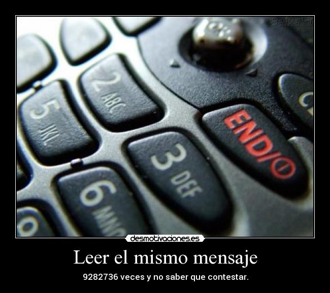Leer el mismo mensaje -