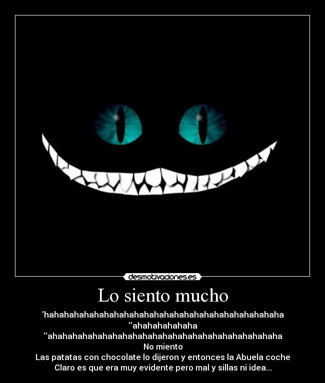 Lo siento mucho - 