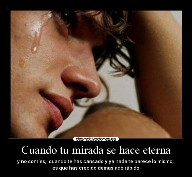 Cuando tu mirada se hace eterna - 