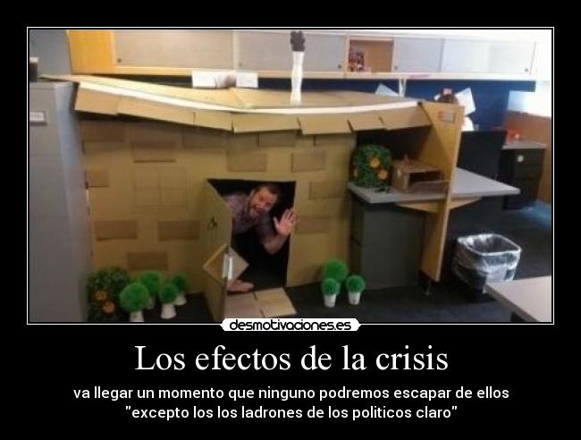Los efectos de la crisis -