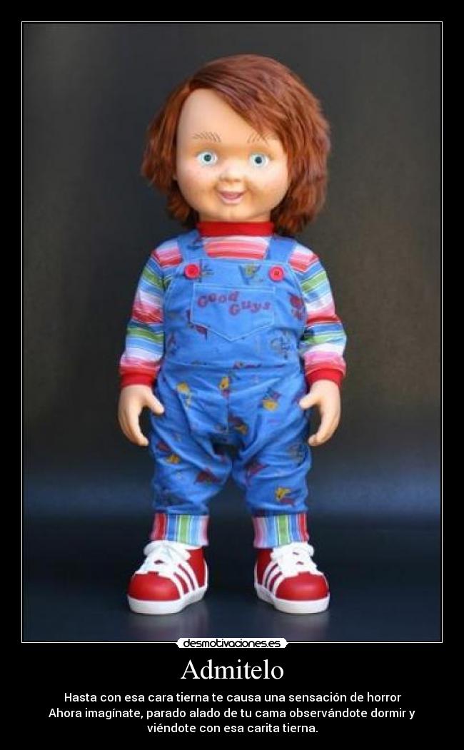 carteles chucky good guys desmotivaciones