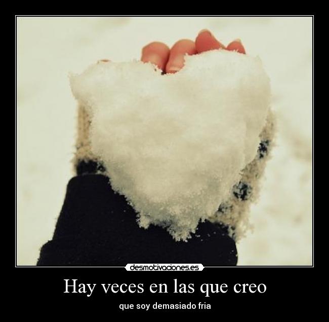Hay veces en las que creo - 