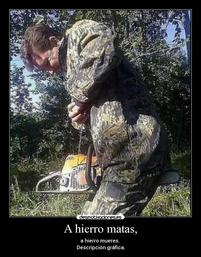 carteles matar vivir hierro pendejo comic gracioso fun desmotivaciones