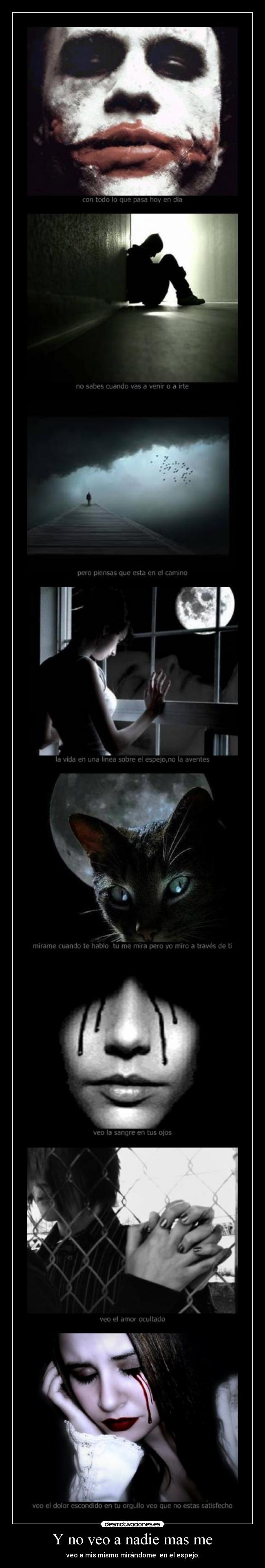 Y no veo a nadie mas me -