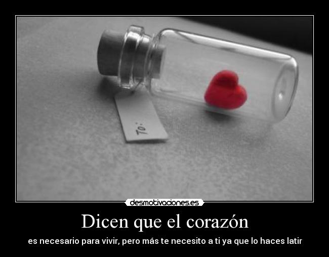 Dicen que el corazón - 