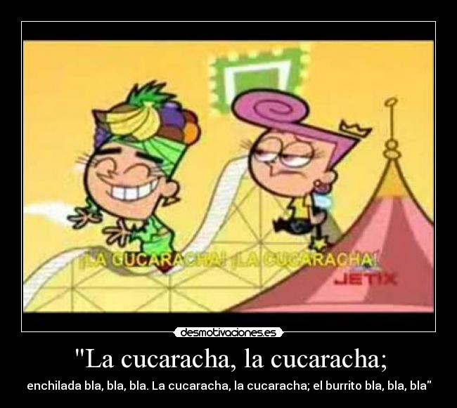 carteles cosmo cantando cucaracha desmotivaciones