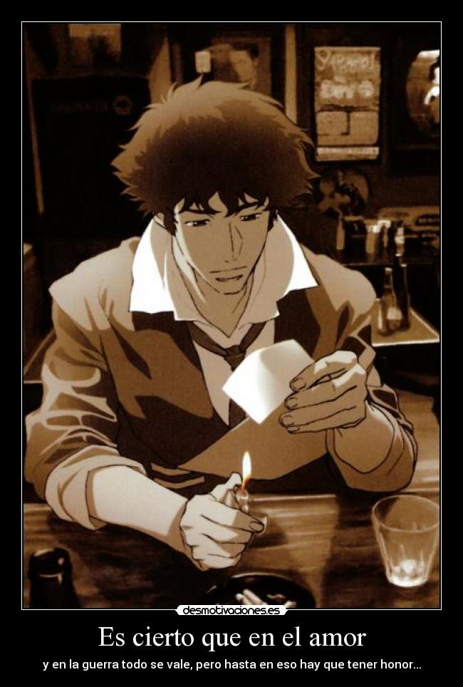 Es cierto que en el amor -