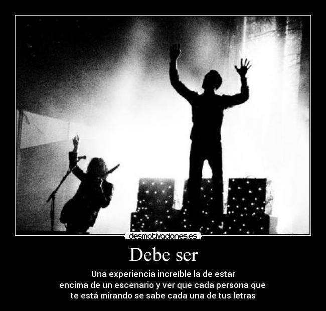 Debe ser - 