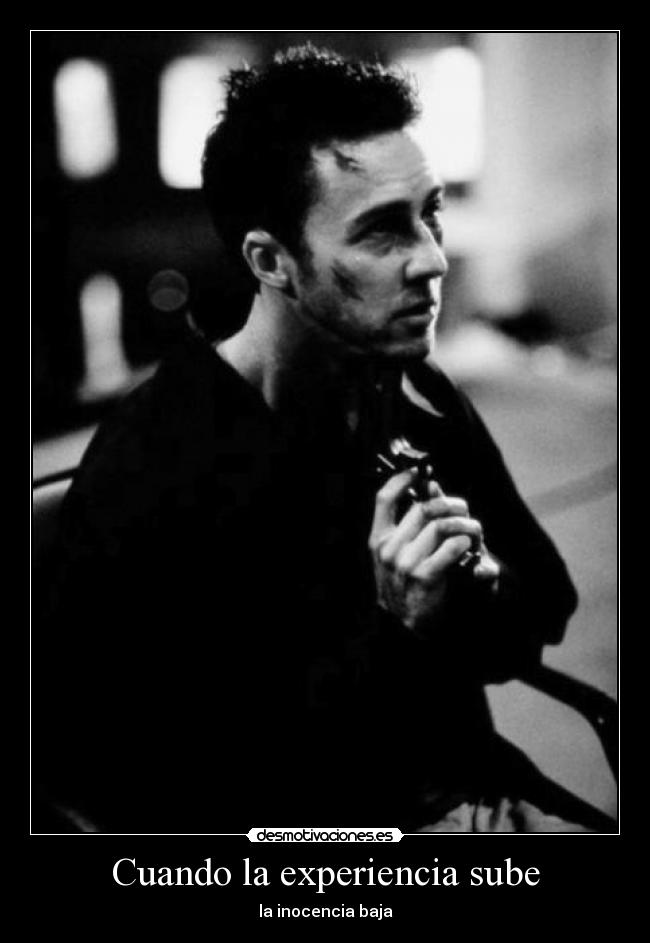 Cuando la experiencia sube -