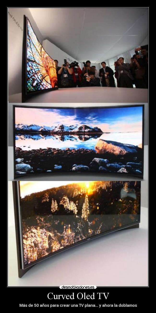 Curved Oled TV - Más de 50 años para crear una TV plana... y ahora la doblamos