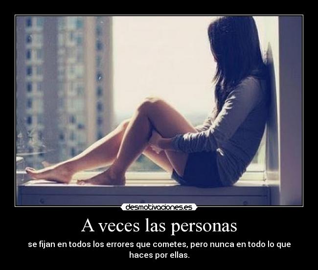 A veces las personas - 