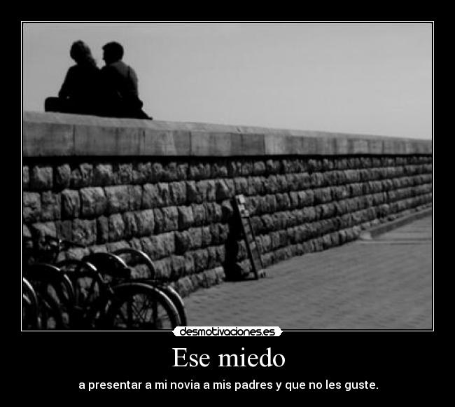 Tengo miedo de presentar
