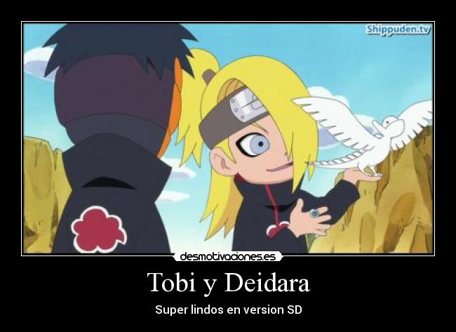 Tobi y Deidara - Super lindos en version SD