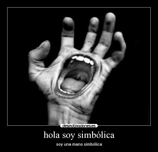 hola soy simbólica - soy una mano simbólica