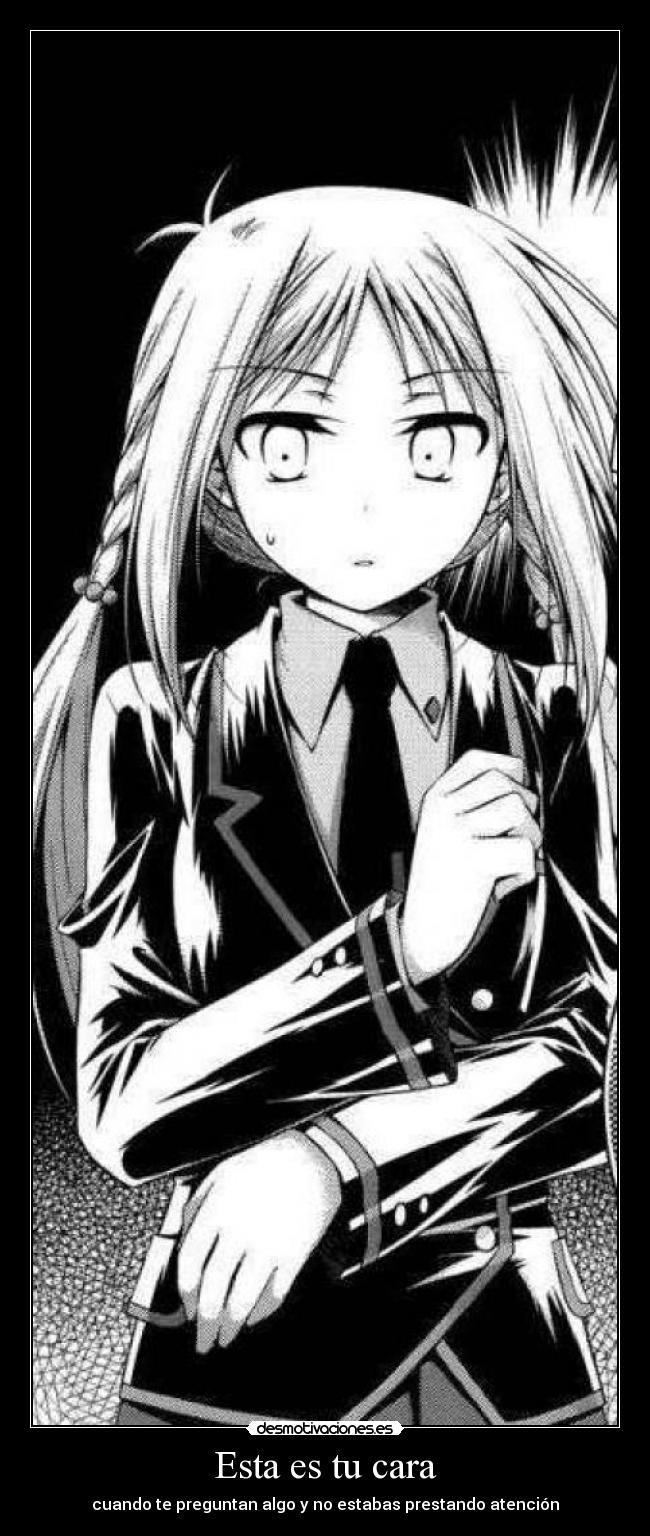 Esta es tu cara - cuando te preguntan algo y no estabas prestando atención