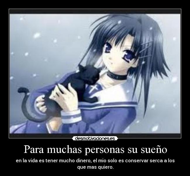 Para muchas personas su sueño - 