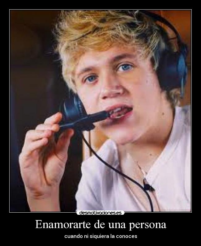 Enamorarte de una persona - cuando ni siquiera la conoces