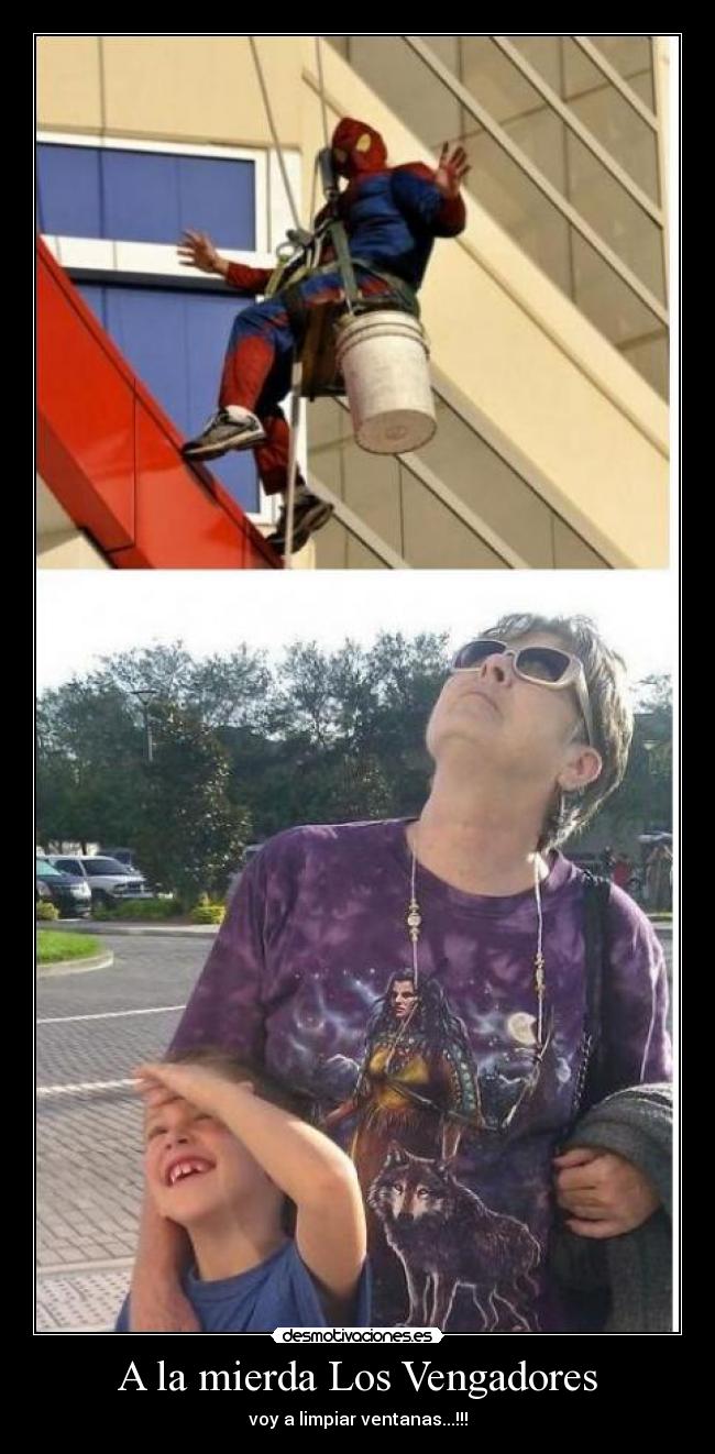 carteles spider desmotivaciones