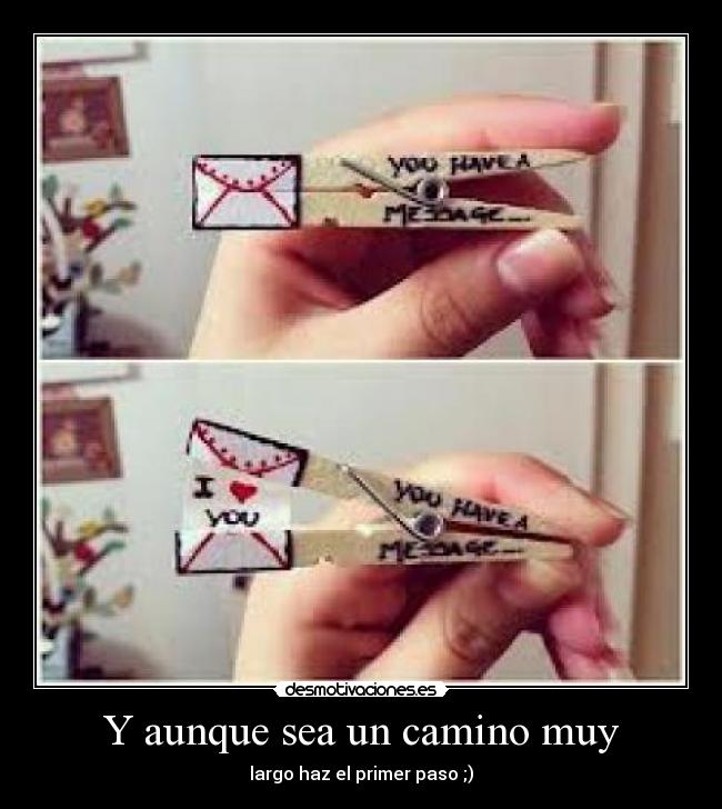 Y aunque sea un camino muy -